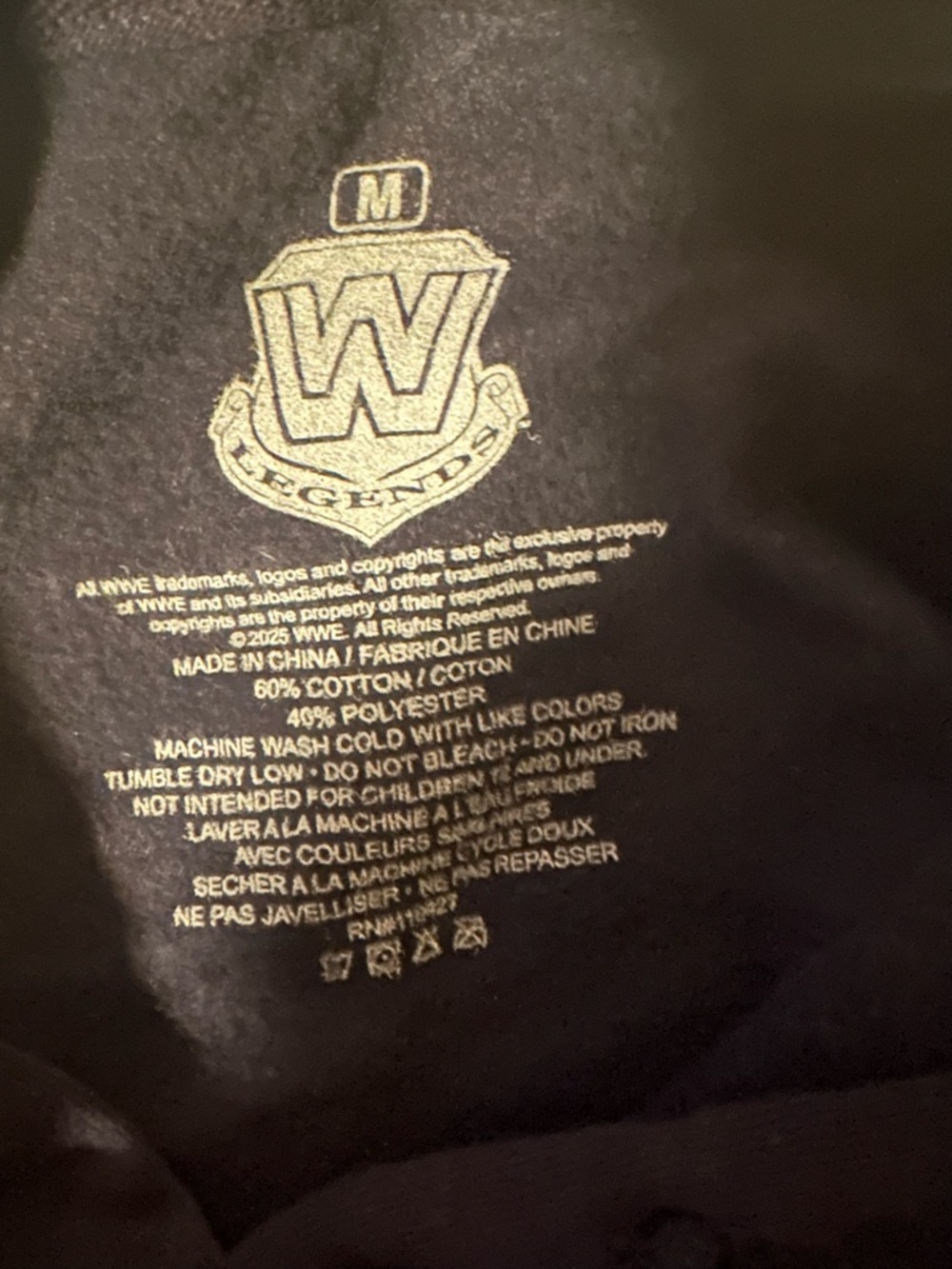WWE HHH BLACK AND RED HOODIE - Picture 4 of 4